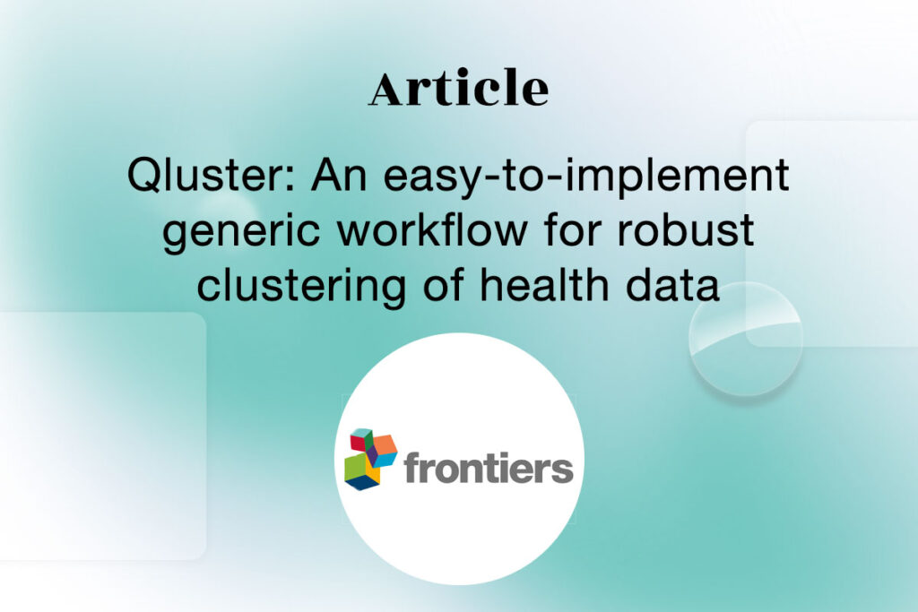 Thumbnail for the article Qluster: An easy-to-implement generic workflow for robust clustering of health data - Quinten Health