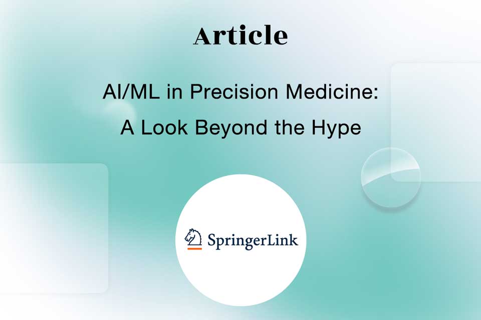 Thumbnail for the article AI/ML in Precision Medicine: A Look Beyond the Hype published in Springer Lin in 2023