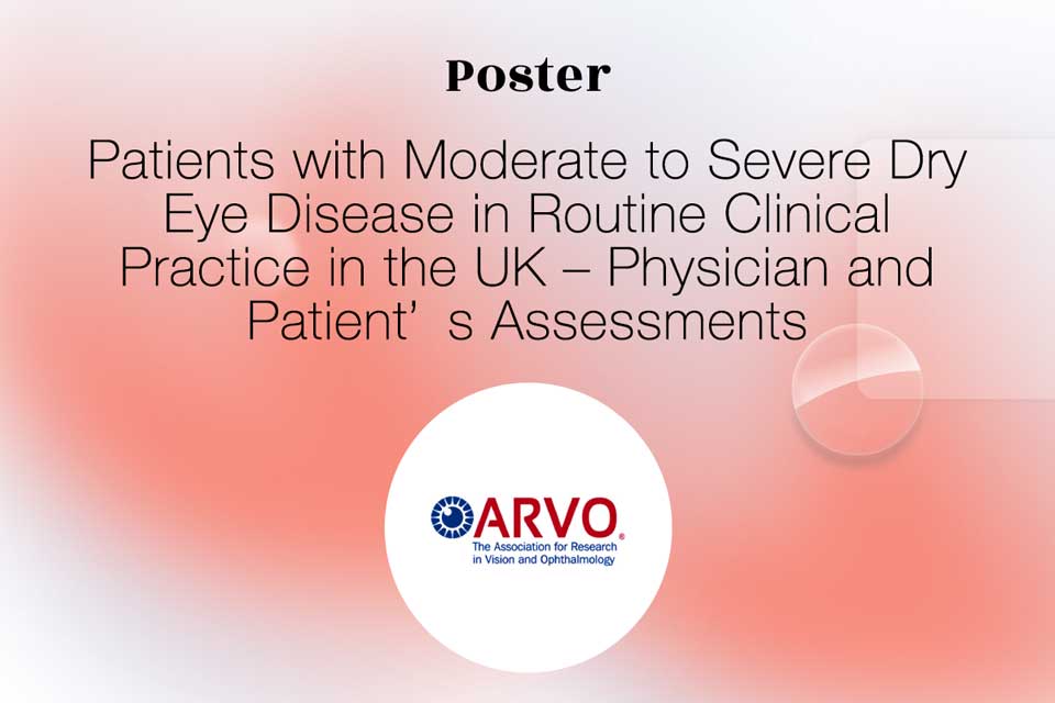 Thumbnail of the poster "Patients with Severe Dry Eye Disease in Routine Clinical Practice in the UK -Physician and Patient’s Assessments" by quinten health for the ARVO in 2015