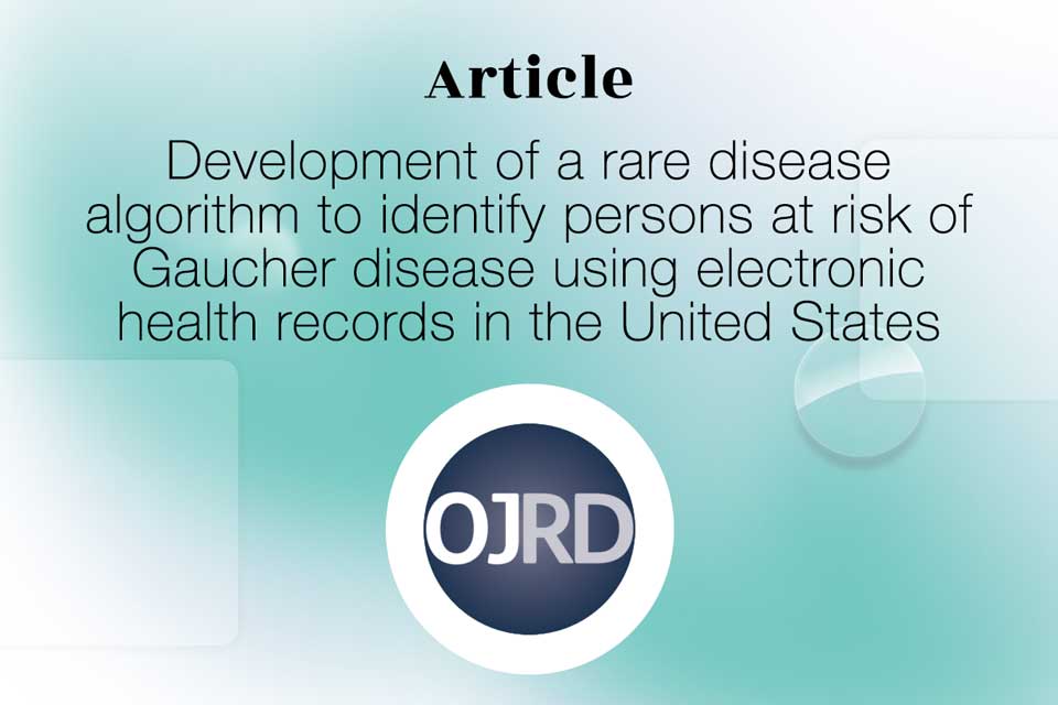 Thumbnail for the article Development of a rare disease algorithm to identify persons at risk of Gaucher disease using electronic health records in the United States published in Orphanet Journal of Rare Diseases