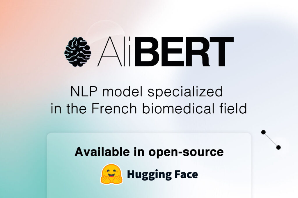 Thumbnail of the article about AliBERT available in open source